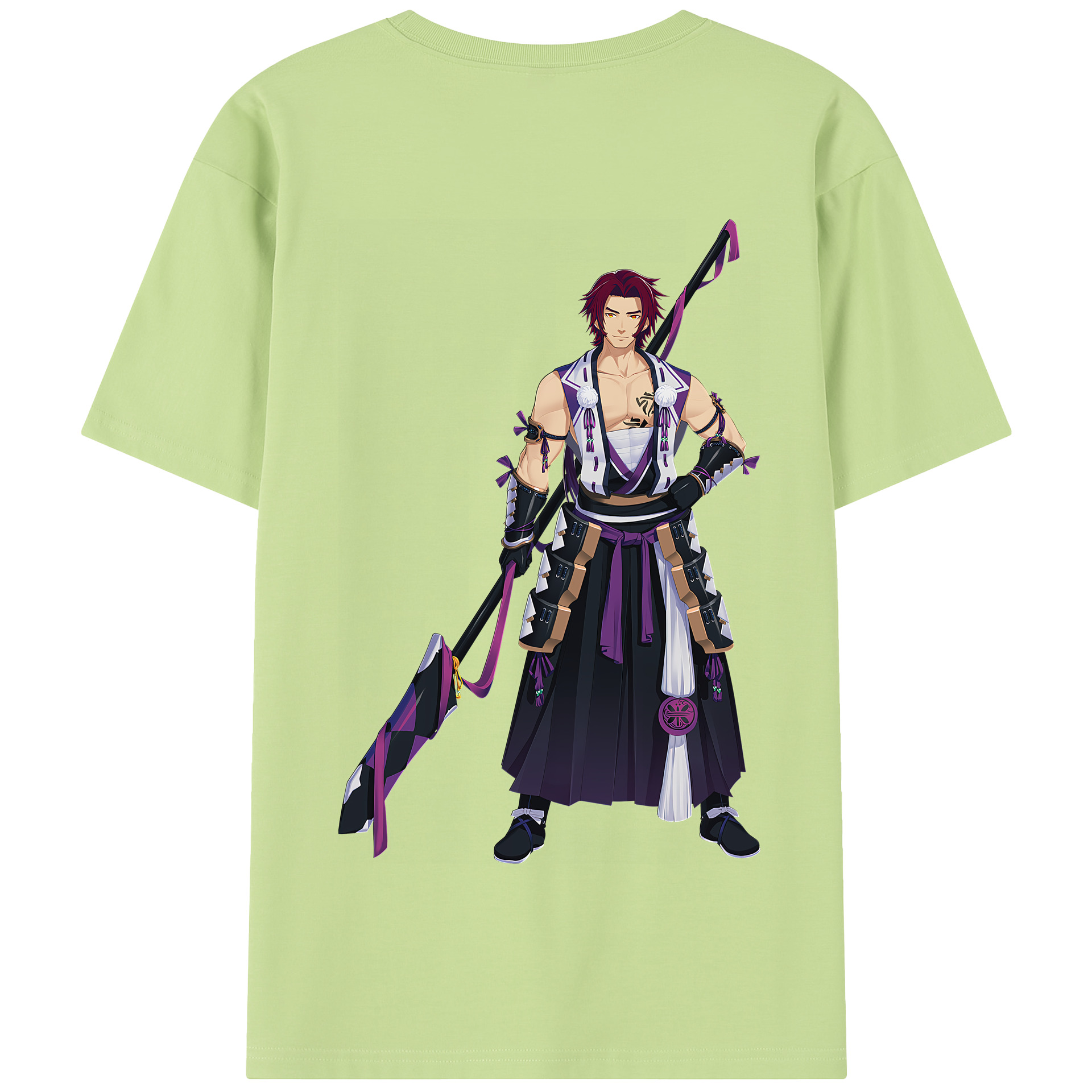 （画像用） 刀剣乱舞 Touken Ranbu 綿100％半袖Tシャツ（背面プリント）